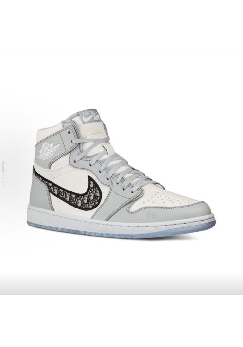 DIOR x Jordan Air Jordan 1 High Og 'White Wolf Grey'